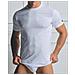 3 maglie corpo uomo manica corta girocollo 100% cotone art. 513 colore bianco, Taglia : 3 - Foto miniatura 1