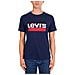 Sportswear Logo Graphic Dress Blue T-shirt Uomo Taglia Xxl - Foto miniatura 3