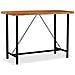 Tavolino da Bar in Legno Massello di Acacia 150x70x107 cm - Foto miniatura 1