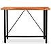 Tavolino da Bar in Legno Massello di Acacia 150x70x107 cm - Foto miniatura 2