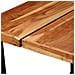 Tavolino da Bar in Legno Massello di Acacia 150x70x107 cm - Foto miniatura 5