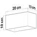 Luce Led, Grau, 20 X 10 X 10 - Foto miniatura 7