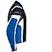 Giacca Lady Donna Tessuto Cordura Moto Protezione Manica Staccabile Blu S - Foto miniatura 5