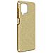 Cover Semirigida Samsung Galaxy A12 In Silicone Con Paillettes Oro - Foto miniatura 1