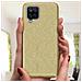 Cover Semirigida Samsung Galaxy A12 In Silicone Con Paillettes Oro - Foto miniatura 5