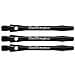 Laser Etched Alluminio Medium Nero Dart Alberi - 4 Set Per Confezione (12 Alberi In Totale)  - Foto miniatura 1