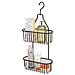 2 Livello Hanging Doccia Caddy - Resistente Alla Ruggine - Nero - Foto miniatura 3