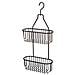 2 Livello Hanging Doccia Caddy - Resistente Alla Ruggine - Nero - Foto miniatura 4