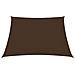 Parasole a Vela in Tessuto Oxford Rettangolare 2,5x3 m Marrone - Foto miniatura 3