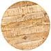 Tavolino Da Bistrot Rotondo 60x75 Cm In Legno Di Mango Grezzo - Foto miniatura 3