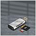 Lettore Scheda Sd / Micro-sd 2 In 1 Velocità Trasferimento 5gbps Grigio - Foto miniatura 10