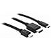 85830 Cavo E Adattatore Video Hdmi Tipo A (standard) Hdmi + Mini Displayport + Usb C Nero - Foto miniatura 2