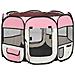 Box per Cani Pieghevole con Borsa Trasporto Rosa 90x90x58 cm - Foto miniatura 1