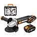 Wx803-mini Smerigliatrice 125 Mm 20 V 2 4 Ah Nero - Foto miniatura 1