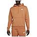 Felpa Con Cappuccio Da Uomo Club Fleece Arancione Taglia L Cod Bv2654-808 - Foto miniatura 1