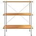 Scaffale con 3 Mensole Bianco e Rovere 80x40x92 cm - Foto miniatura 3