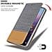 Custodia Compatibile Con Huawei P20 Pro In Grigio Chiaro Marrone - Coperchio Protettiva Con Chiusura Magnetica, Funzione Stand E Tasca Per Le Carte - Foto miniatura 7