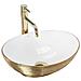 Lavabo Da Appoggio Sofia Brush Gold - Foto miniatura 1