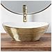 Lavabo Da Appoggio Sofia Brush Gold - Foto miniatura 2