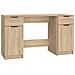 Scrivania Con Mobile Laterale Rovere Sonoma Legno Multistrato - Foto miniatura 1