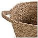 Set Di 3 Cestini Icia In Fibra Naturale Con Manici - Foto miniatura 3