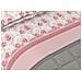 Completo Lenzuola In Morbida Flanella Made Italy Disegno Floreale Roseto C.n 2 Piazze Rosa - Foto miniatura 3