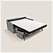 Evans Divano letto matrimoniale in tessuto impermeabile T13 149 cm (mat. 120x197) grigio - Foto miniatura 2