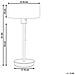 Lampada Da Tavolo Metallo Nero 47 Cm Aripo - Foto miniatura 7