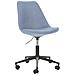 Sedia Da Scrivania Dakota Tessuto Azzurro - Foto miniatura 7