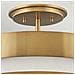 Lampadario Contemporaneo Echelon Acciaio Ottone Antico 3 Luci E14 - Foto miniatura 3