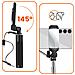 Selfie Stick Usb-c Con Specchietto Integrato E Tasto Otturatore, Nero - Foto miniatura 5