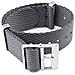 Cinturino Per Orologio In Nylon Per Tudor Heritage Black Bay Grey Xl - Foto miniatura 3