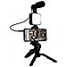Influence Xs Kit Live Stream Con Treppiede E Microfono, Nero - Foto miniatura 2