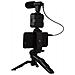 Influence Xs Kit Live Stream Con Treppiede E Microfono, Nero - Foto miniatura 3