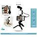 Influence Xs Kit Live Stream Con Treppiede E Microfono, Nero - Foto miniatura 4