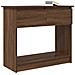 Tavolo Consolle con Cassetti Rovere Marrone 85,5x38,5x74,5 cm - Foto miniatura 3