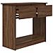 Tavolo Consolle con Cassetti Rovere Marrone 85,5x38,5x74,5 cm - Foto miniatura 4