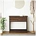 Tavolo Consolle con Cassetti Rovere Marrone 85,5x38,5x74,5 cm - Foto miniatura 9