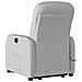 Poltrona Alzapersona Massaggi Elettrica Grigio Nuvola Tessuto - Foto miniatura 7