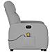 Poltrona Alzapersona Massaggi Elettrica Grigio Nuvola Tessuto - Foto miniatura 6