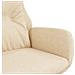 Poltrona Rilassante Crema In Tessuto - Foto miniatura 5