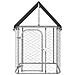 Gabbia Per Cani Da Esterno Con Tetto 100x100x150 Cm - Foto miniatura 1