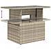 Set Divano da Giardino 9pz con Cuscini Grigio Chiaro Polyrattan - Foto miniatura 7