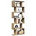 Libreria 6 Ripiani Rovere Artigianale 70x24x193 cm Truciolato - Foto miniatura 2