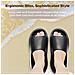 Sandali Ciabatte Unisex Materiale Eva Di Alta Qualità Neri 44-45 - Foto miniatura 4