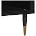 Armadio per dischi  Nero Rovere 100x38x48 cm Legno ingegnerizzato - Foto miniatura 8