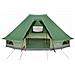 Tenda Tipi Familiare con tetto Verde 466 x 310 x 240 cm - Foto miniatura 4