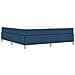 Letto a molle con materasso Blu e Bianco 180 x 200 cm Tessuto - Foto miniatura 1