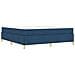 Letto a molle con materasso Blu e Bianco 180 x 200 cm Tessuto - Foto miniatura 9