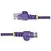 Cavo Ethernet CAT6 Viola da 50cm; Patch UTP con Plug RJ45 Antigroviglio e Rilievi di Trazione, Cavo Lan Slim in Rame Puro 28AWG, Sottoposto a test Fluke - Foto miniatura 3